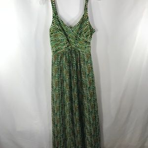 NEW DIRECTIONS GREEN SIZE 8 MAXI DRESS